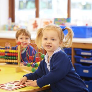 students in class