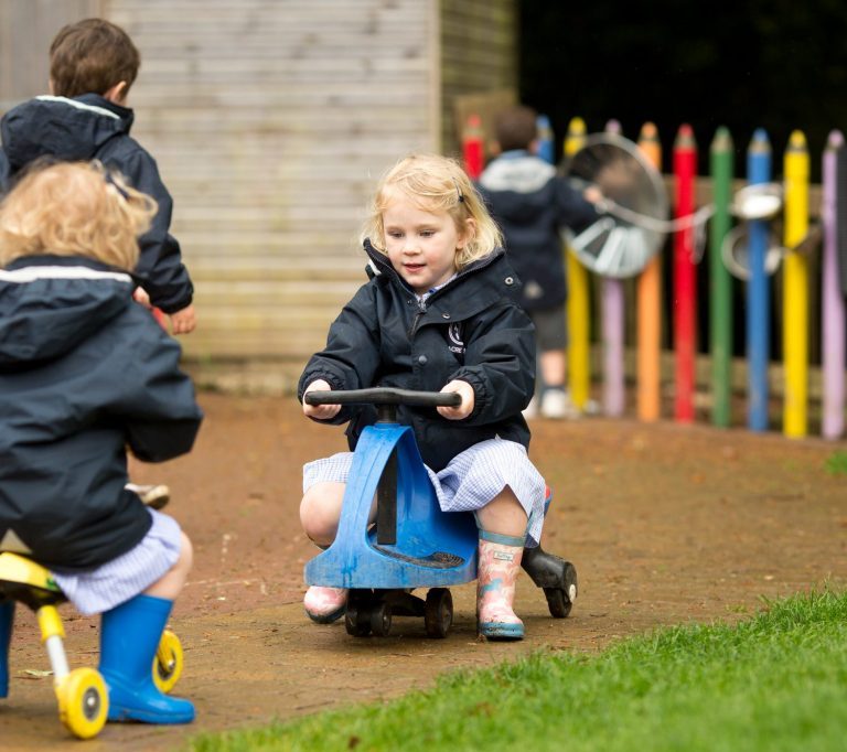 pre prep students playing