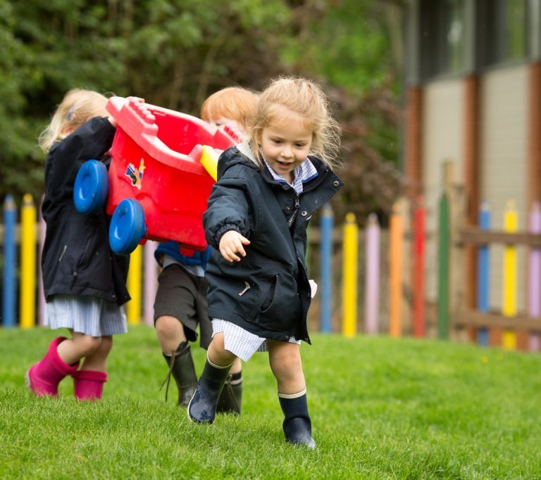 pre prep students playing