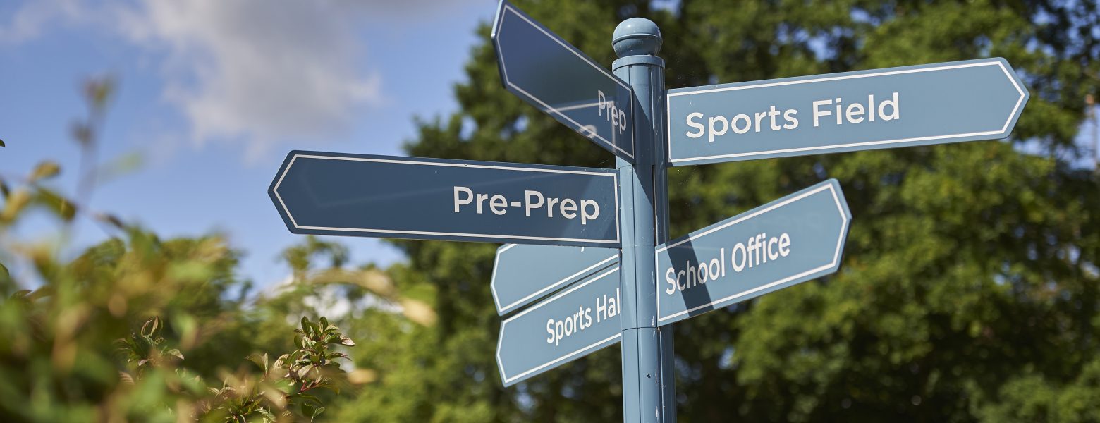 signs on school grounds