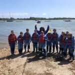 students in lifevests