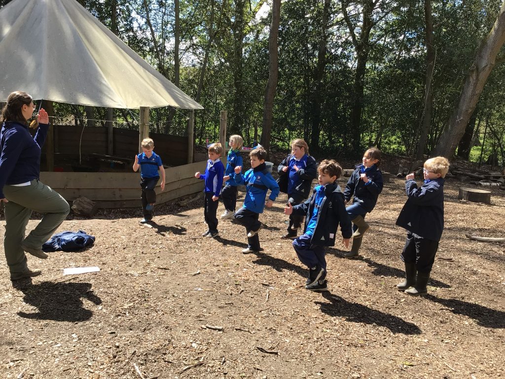 students getting involved in some outdoor exercise